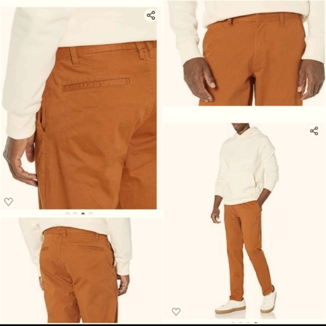 Nwt Super Comfortable Organic Cotton Chino Men's